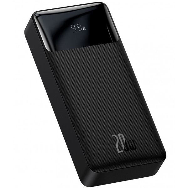 Повербанк Baseus Bipow Digital Display 20000 mAh 20W Чорний