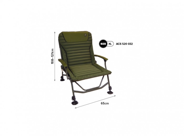 Крісло з підлокітниками Carp Spirit Magnum Deluxe Chair XL