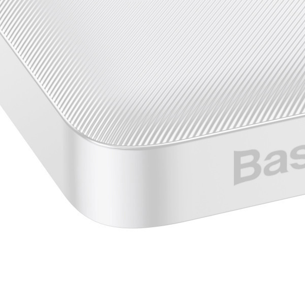 Повербанк Baseus Bipow Digital Display 10000mAh 15W 3A 2USB + Type-C Белый