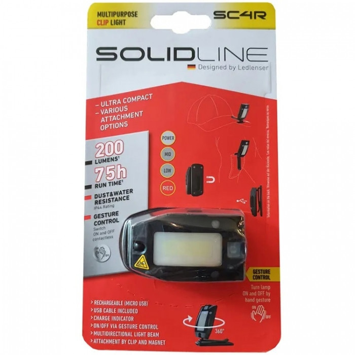 Ліхтар LedLenser Solidline SC4R 200lm