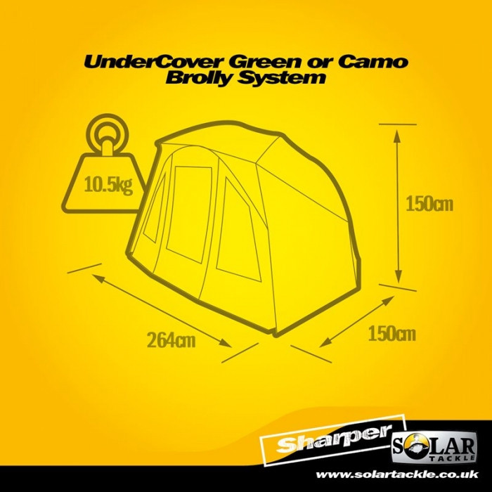 Напівзонт — система Solar Undercover Camo Brolly System