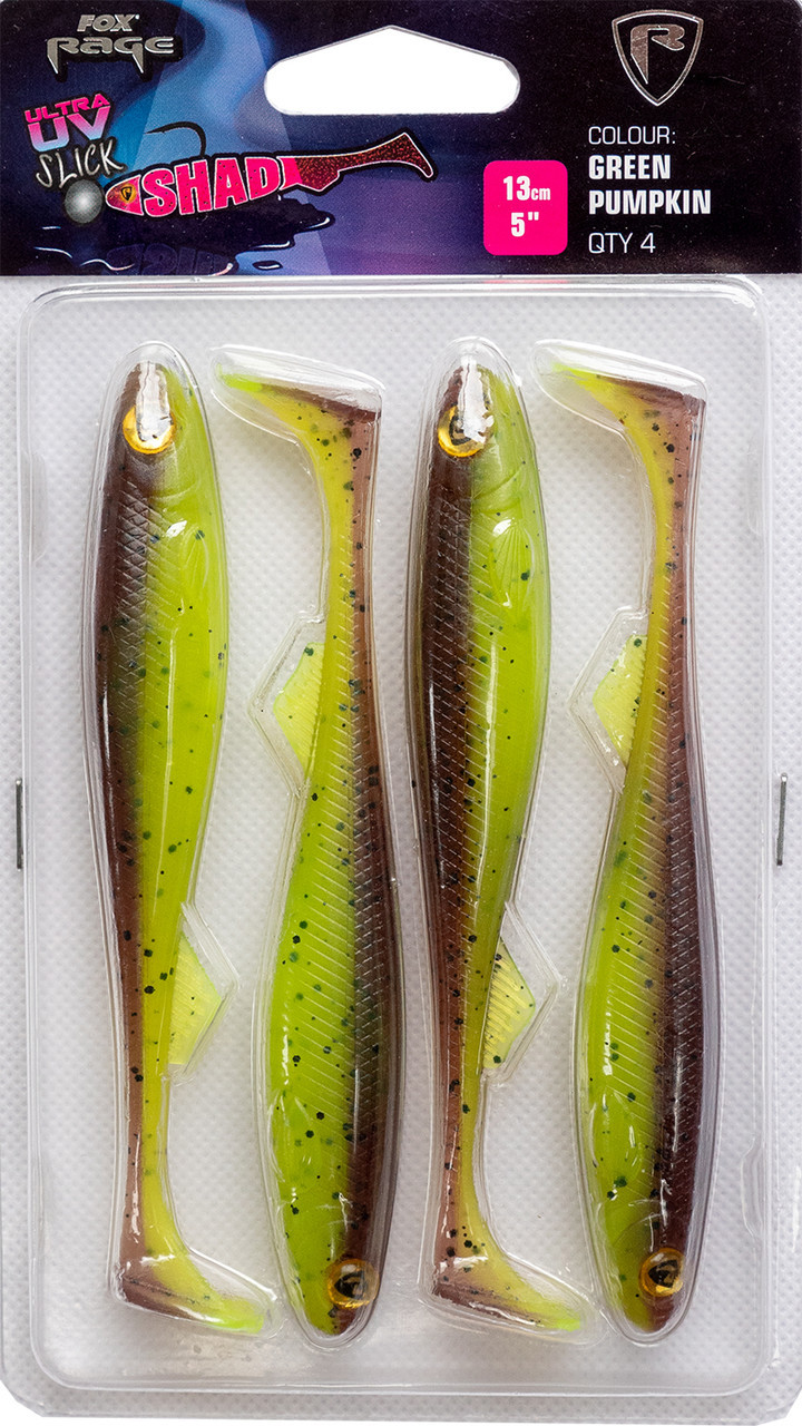Штучна приманка Rage Ultra UV Slick Shad 9 см/5 шт.