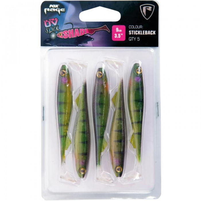 Штучна приманка Rage Ultra UV Slick Shad 9 см/5 шт.