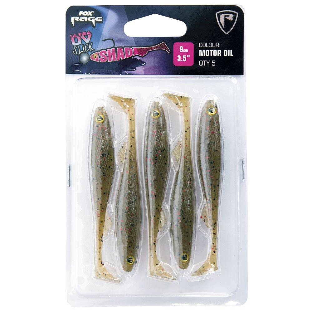 Штучна приманка Rage Ultra UV Slick Shad 9 см/5 шт.