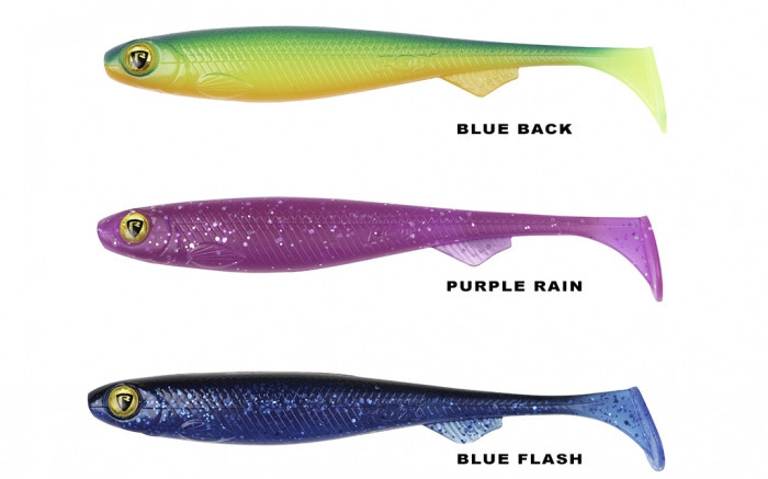 Штучна приманка Rage Ultra UV Slick Shad Mixed Colour Pack 11 см 4 шт.