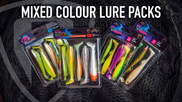 Штучна приманка Rage Ultra UV Slick Shad Mixed Colour Pack 11 см 4 шт.