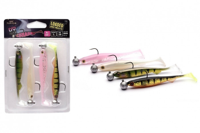 Штучна приманка Rage Ultra UV Slick Shad Loaded 7 см 5 г 4 шт.