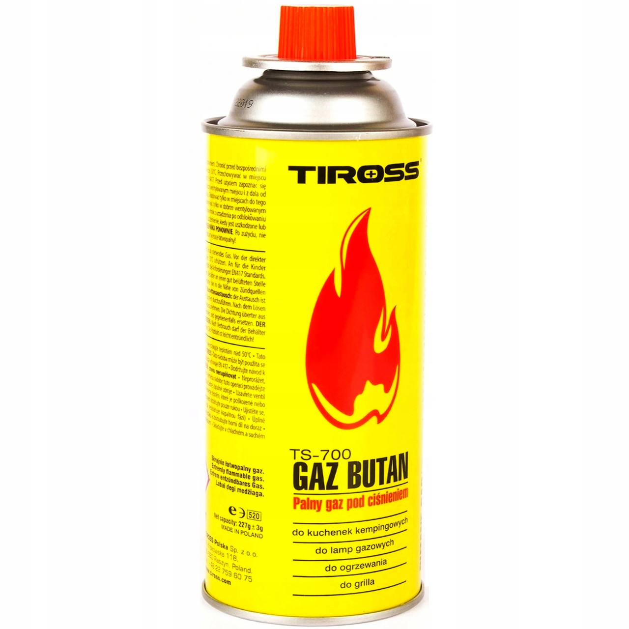 Балон газовий для пальника Tiross 227г