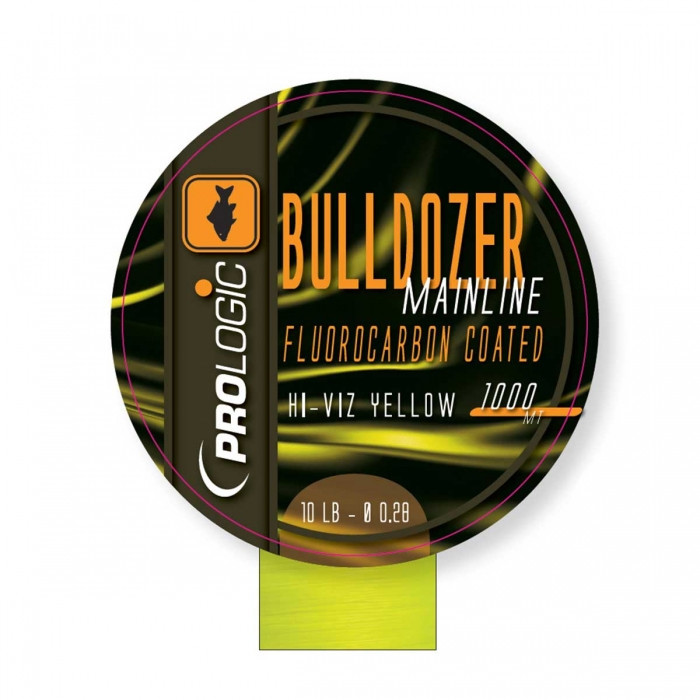 Леска Prologic Bulldozer Fluorocar Bon Coated Mono Fluo Yellow 15lbs/0.33mm