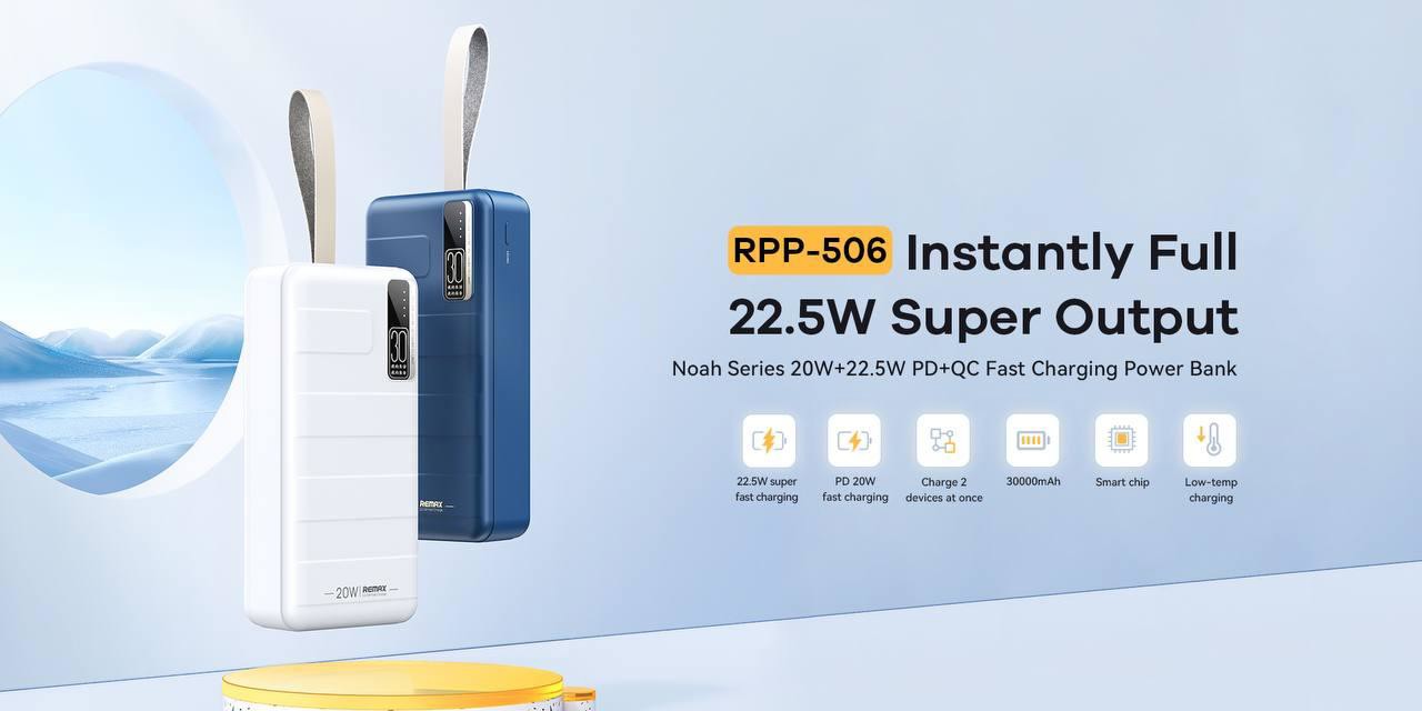 Павербанк Remax Noah Series 30000mAh