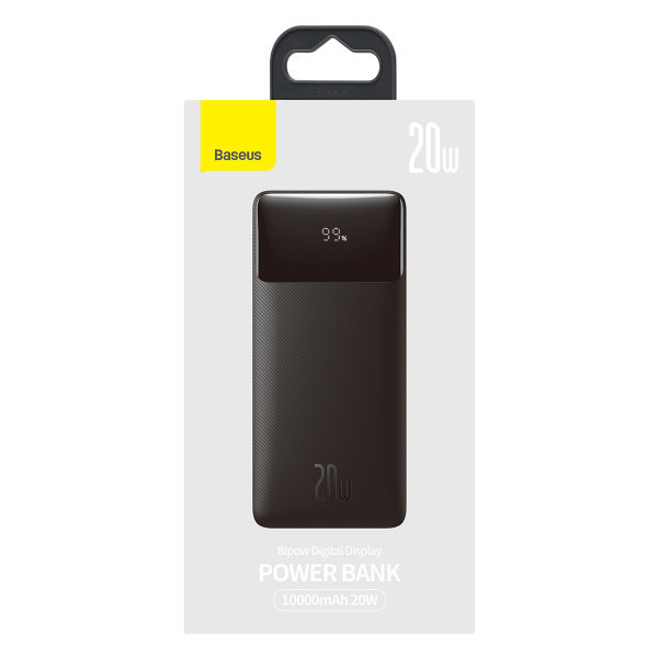 Повербанк Baseus Bipow Digital Display 10000mAh 20W 3A