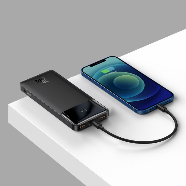 Повербанк Baseus Bipow Digital Display 10000mAh 20W 3A