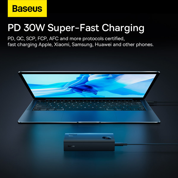 Повербанк Baseus Adaman2 Digital Display 10000 mAh 30 W 5A