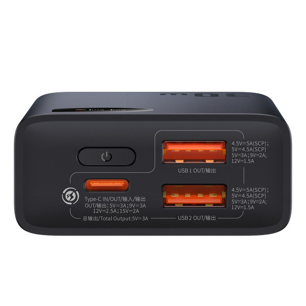 Повербанк Baseus Adaman2 Digital Display 10000 mAh 30 W 5A