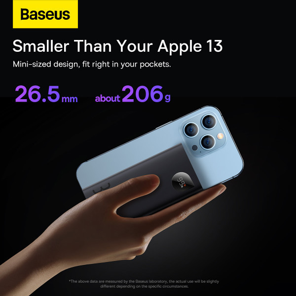 Повербанк Baseus Adaman2 Digital Display 10000 mAh 30 W 5A