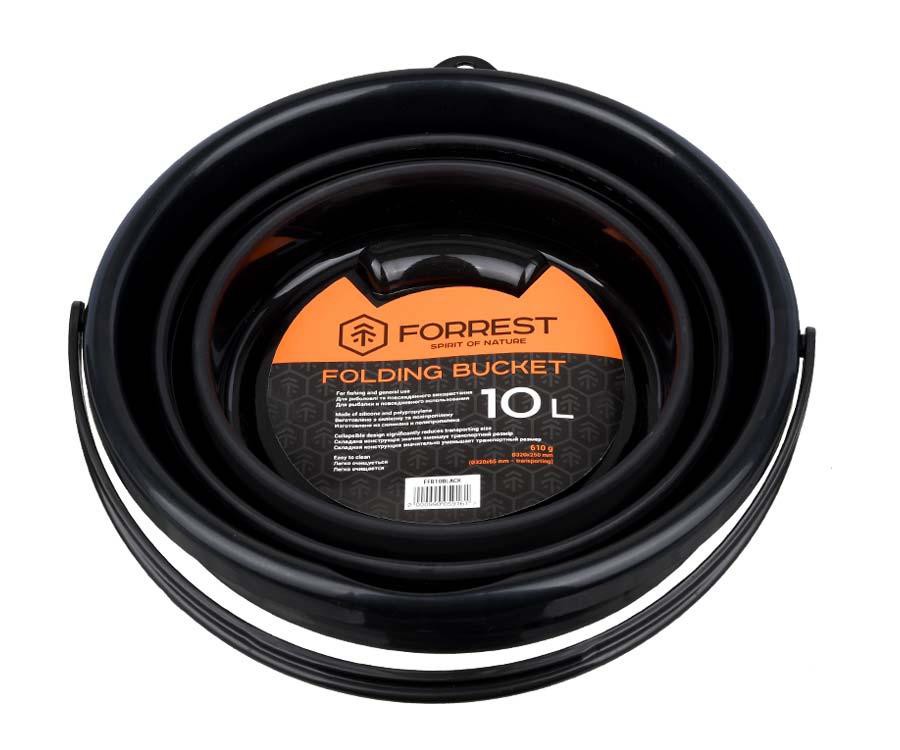 Відро Forrest Folding Bucket Black 10 л