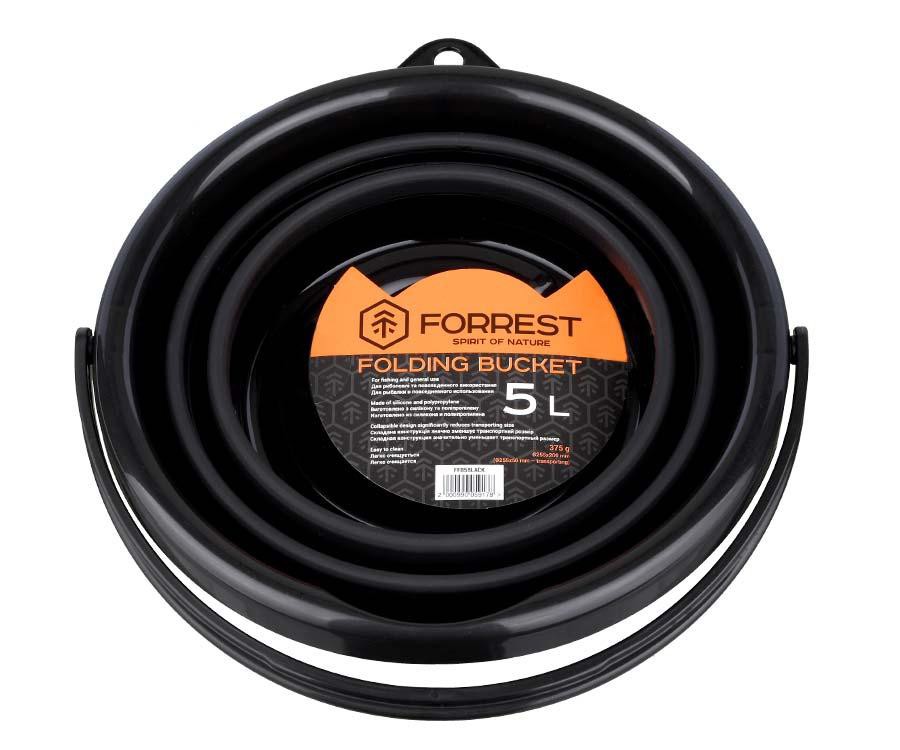 Відро Forrest Folding Bucket Black 5 л