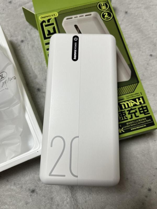 Повербанк Remax PowerBank Landon 20000 mAh White