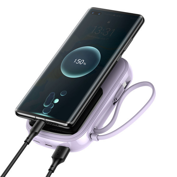 Павербанк Baseus Q Pow 20000 mAh 20 W 5A Фіолетовий