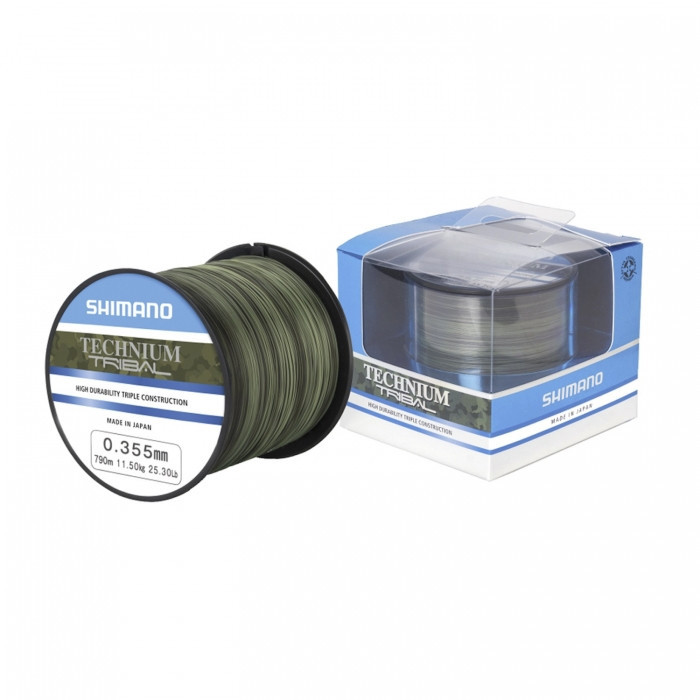 Волосінь Shimano Technium Tribal Green Camouflage 0.285mm 1250 м 7.50kg