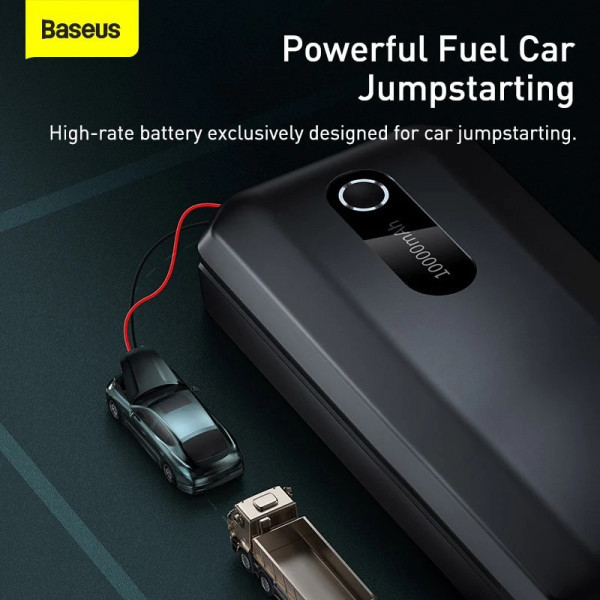 Пускозарядний пристрій Baseus MAX Car Jump Starter 3in1 12 V 10000 mAh