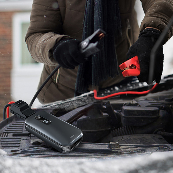 Пускозарядний пристрій Baseus MAX Car Jump Starter 3in1 12 V 12000 mAh