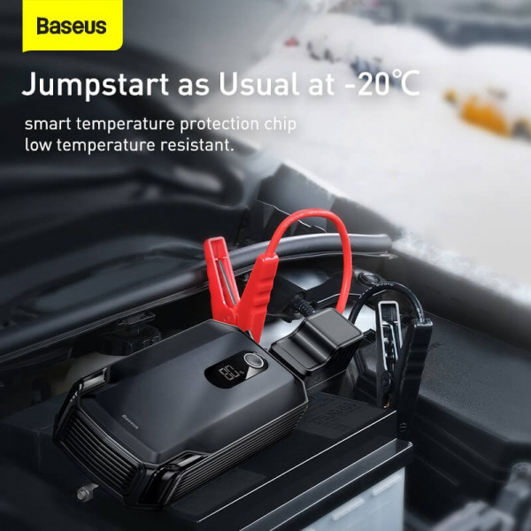 Пускозарядний пристрій Baseus MAX Car Jump Starter 3in1 12 V 20000 mAh