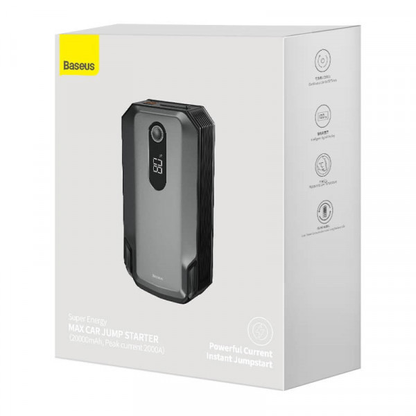 Пускозарядний пристрій Baseus MAX Car Jump Starter 3in1 12 V 20000 mAh