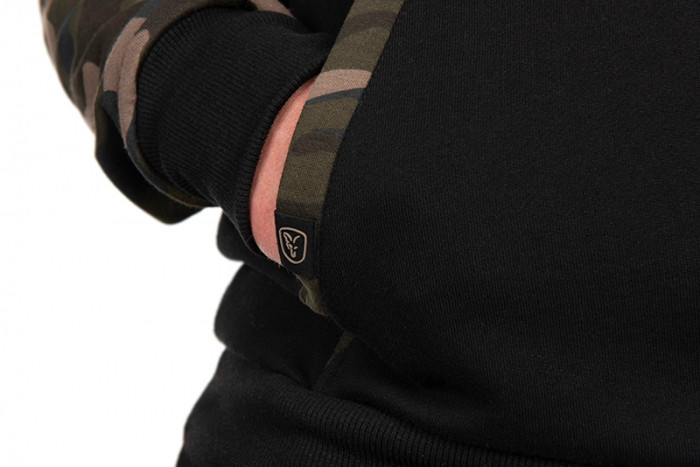 Толстовка Fox Black / Camo Raglan Hoodie S