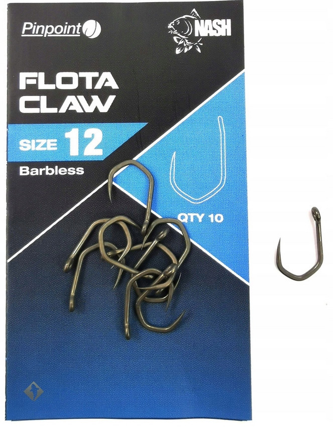 Гачки безборідні Nash Flota Claw Hooks Barbles Size 6