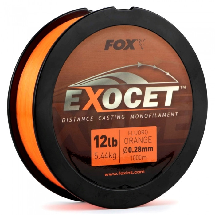 Волосінь Fox Exocet Mono Fluoro Orange 12lb/5,5kg 1000m