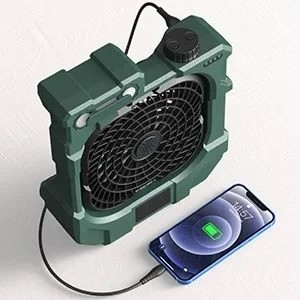 Вентилятор для намету повербанк Wolf X50 Portable Fan
