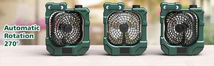 Вентилятор для намету повербанк Wolf X50 Portable Fan