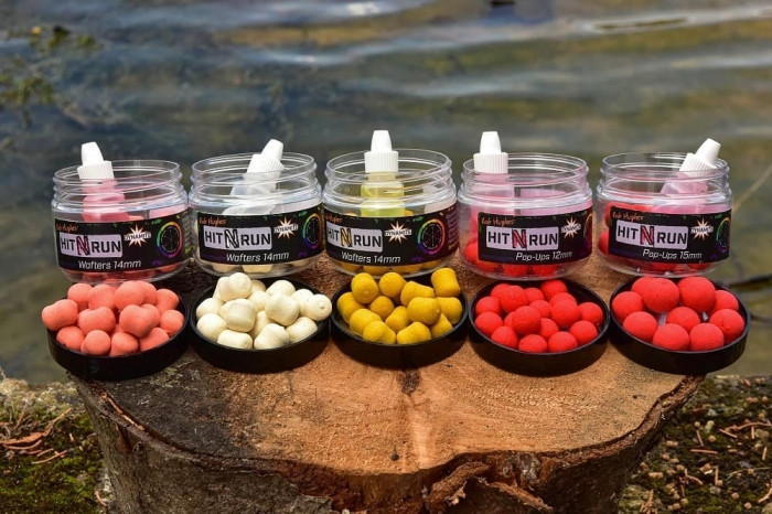 Насадкові бойли Dynamite Baits Hit n Run Wafters 14 mm White