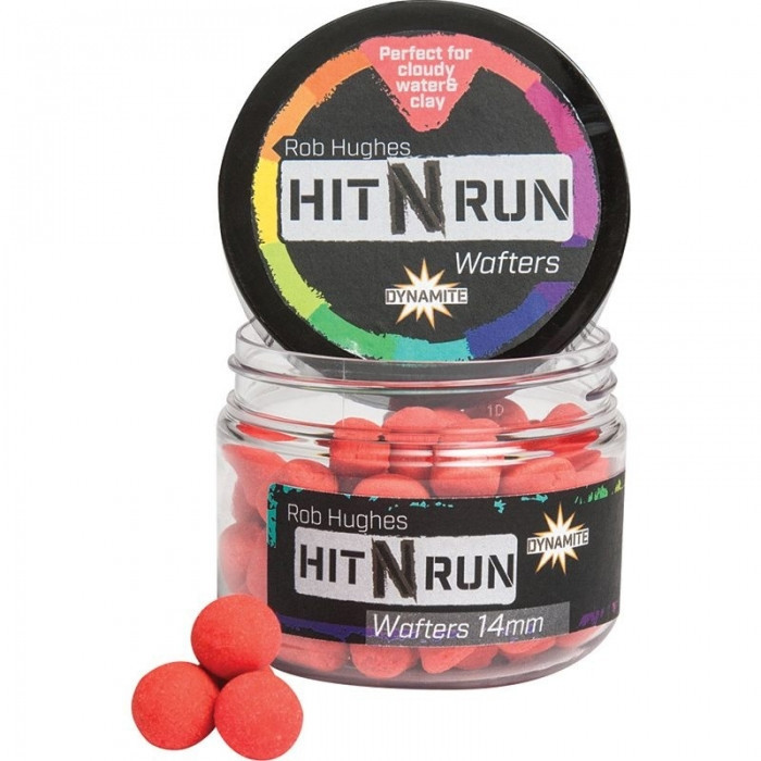 Насадкові бойли Dynamite Baits Hit n Run Wafter 14 mm Red