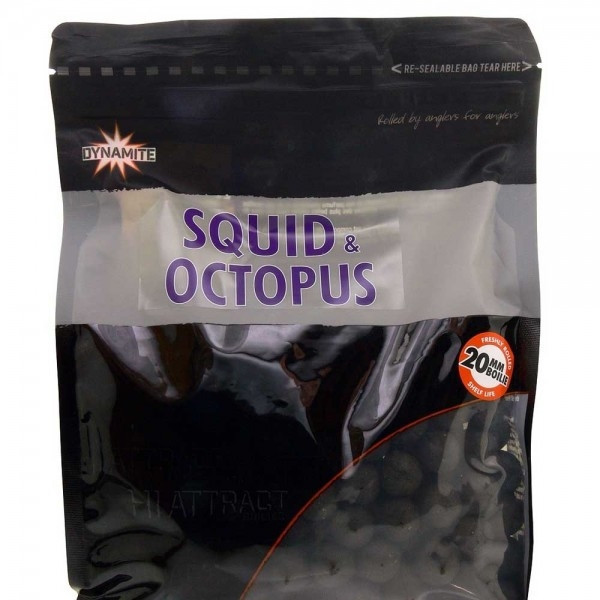 Бойли Dynamite Baits Boilie Hi Attract Squid & Octopus 1kg 15 mm