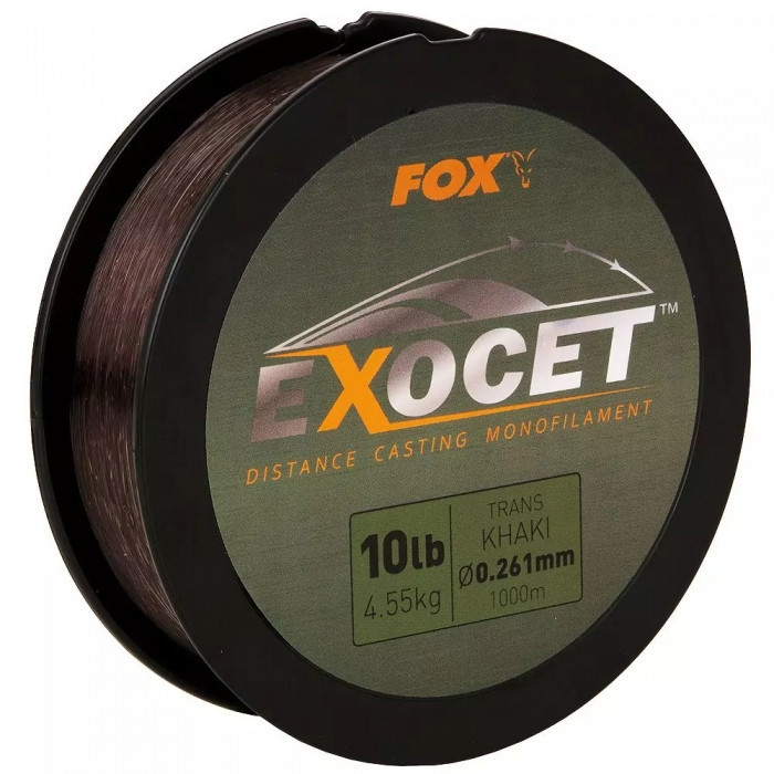 Волосінь Fox Exocet Mono Trans Khaki 16lb 0.331mm 1000м