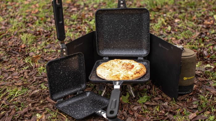 Тостер зі столовим набором Ridge Monkey Classic Sandwich Toaster Granite Edition XL