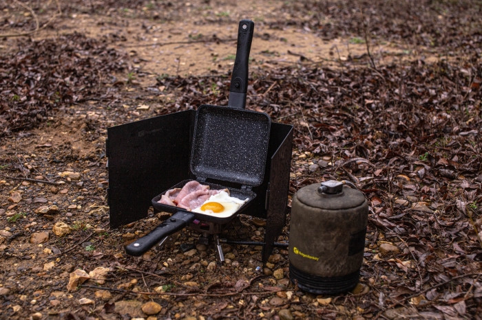 Тостер зі столовим набором Ridge Monkey Connect Sandwich Toaster Granite XL