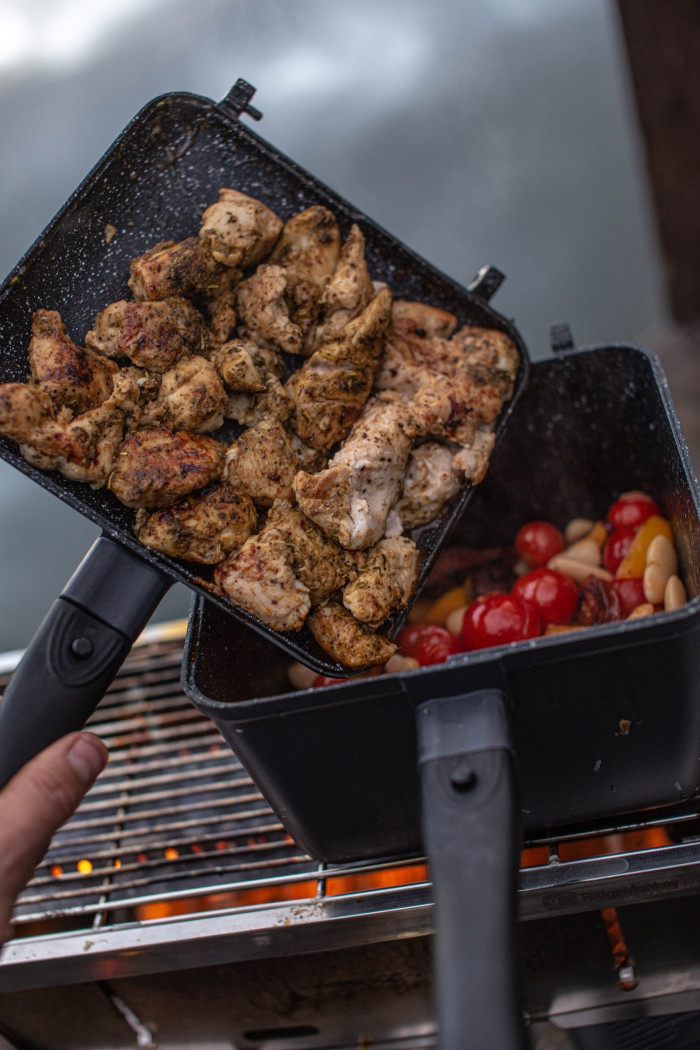 Тостер казан Ridge Monkey Connect Deep Pan & Griddle Granite Edition