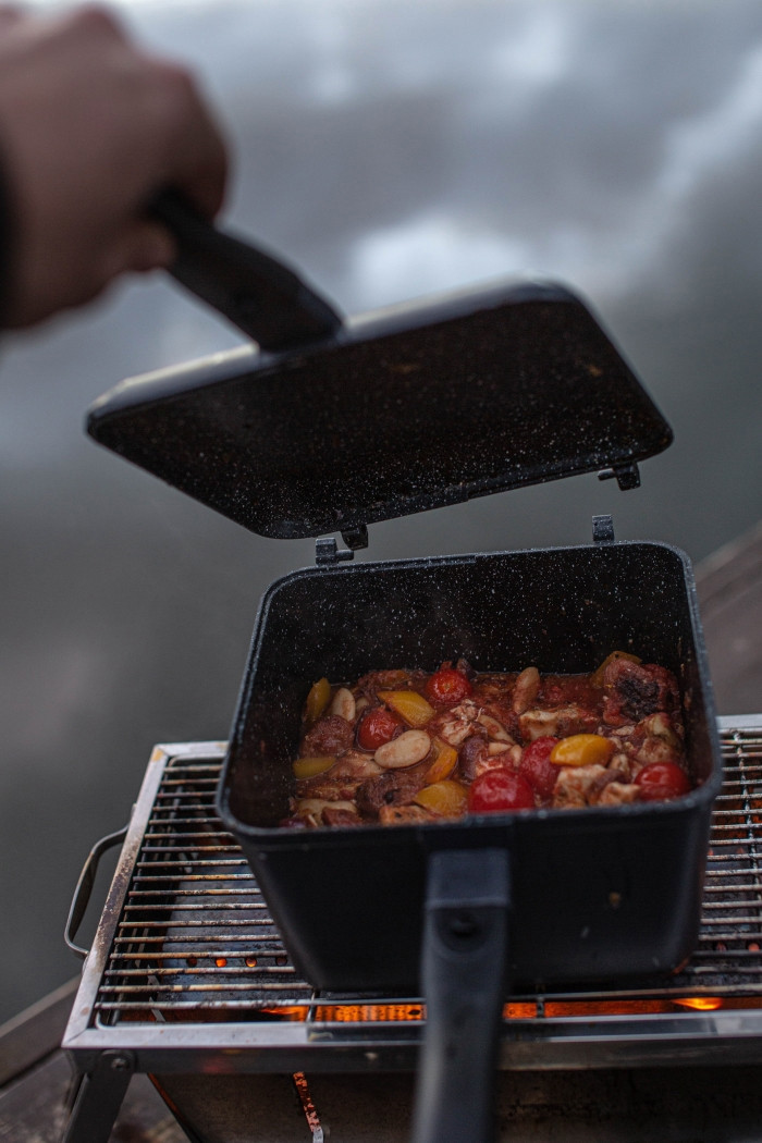 Тостер казан Ridge Monkey Connect Deep Pan & Griddle Granite Edition