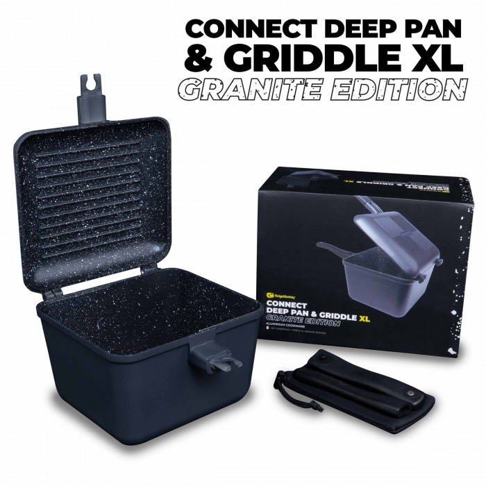 Тостер казан Ridge Monkey Connect Deep Pan & Griddle Granite Edition XL