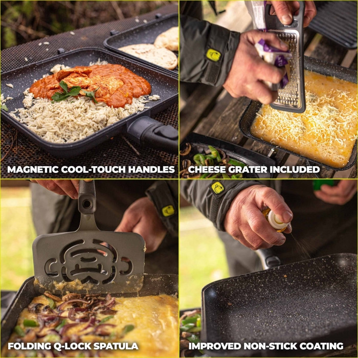 Тостер Ridge Monkey Connect Pan & Griddle Granite Edition XXL
