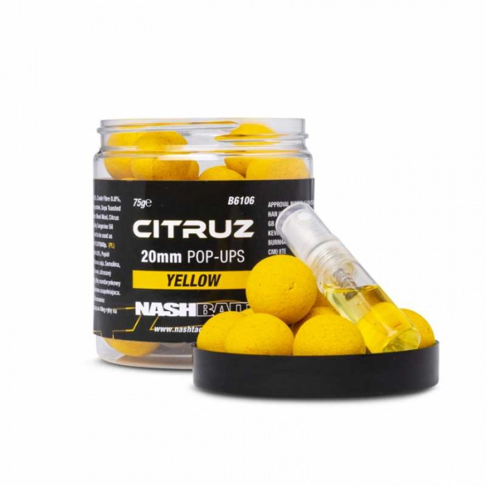 Поп-ап Nash Citruz Pop Ups Yellow 12mm 75g