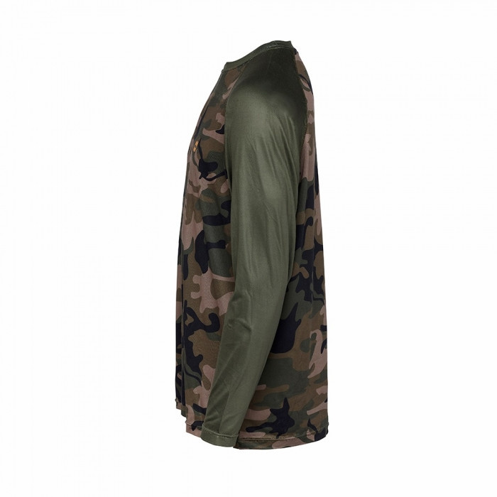 Футболка з довгим рукавом Prologic UV Camo Long Sleev T-shirt Camo/Green L