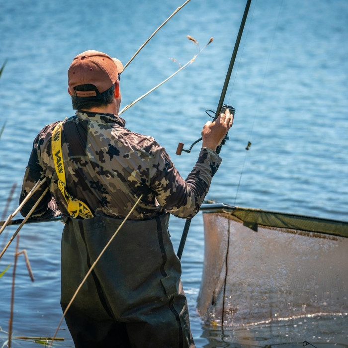Лонгслів Korda Kool Quick Dry Long Sleeve Zip Neck Kamo S