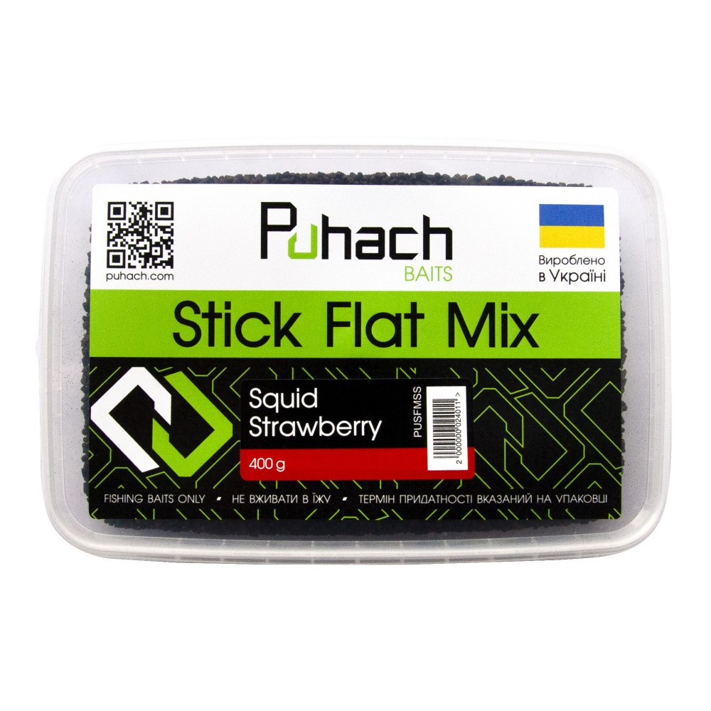 Метод мікс  Puhach Baits Stick Flat Mix Squid Strawberry