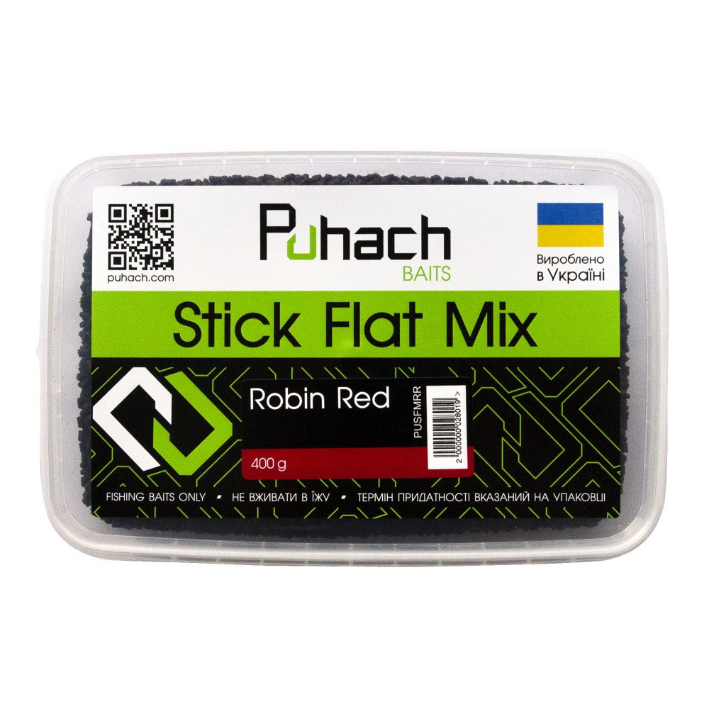 Метод мікс  Puhach Baits Stick Flat Mix Robin Red