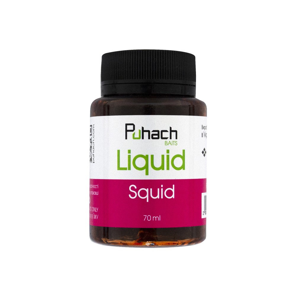 Ліквід Puhach Baits Liquid 70 ml Squid (Кальмар)