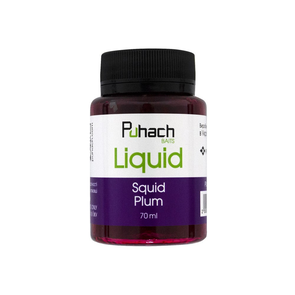 Ліквід Puhach Baits Liquid 70 ml Squid Plum (Кальмар Слива)